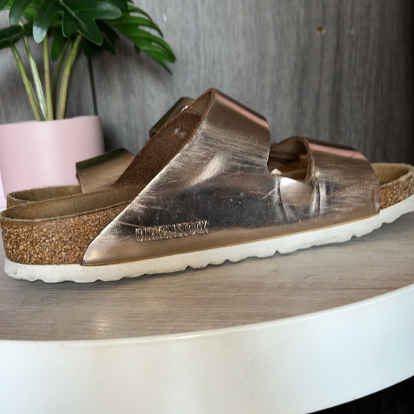 Birkenstock Arizona Sandal Metallic Copper - Picture 6 of 14